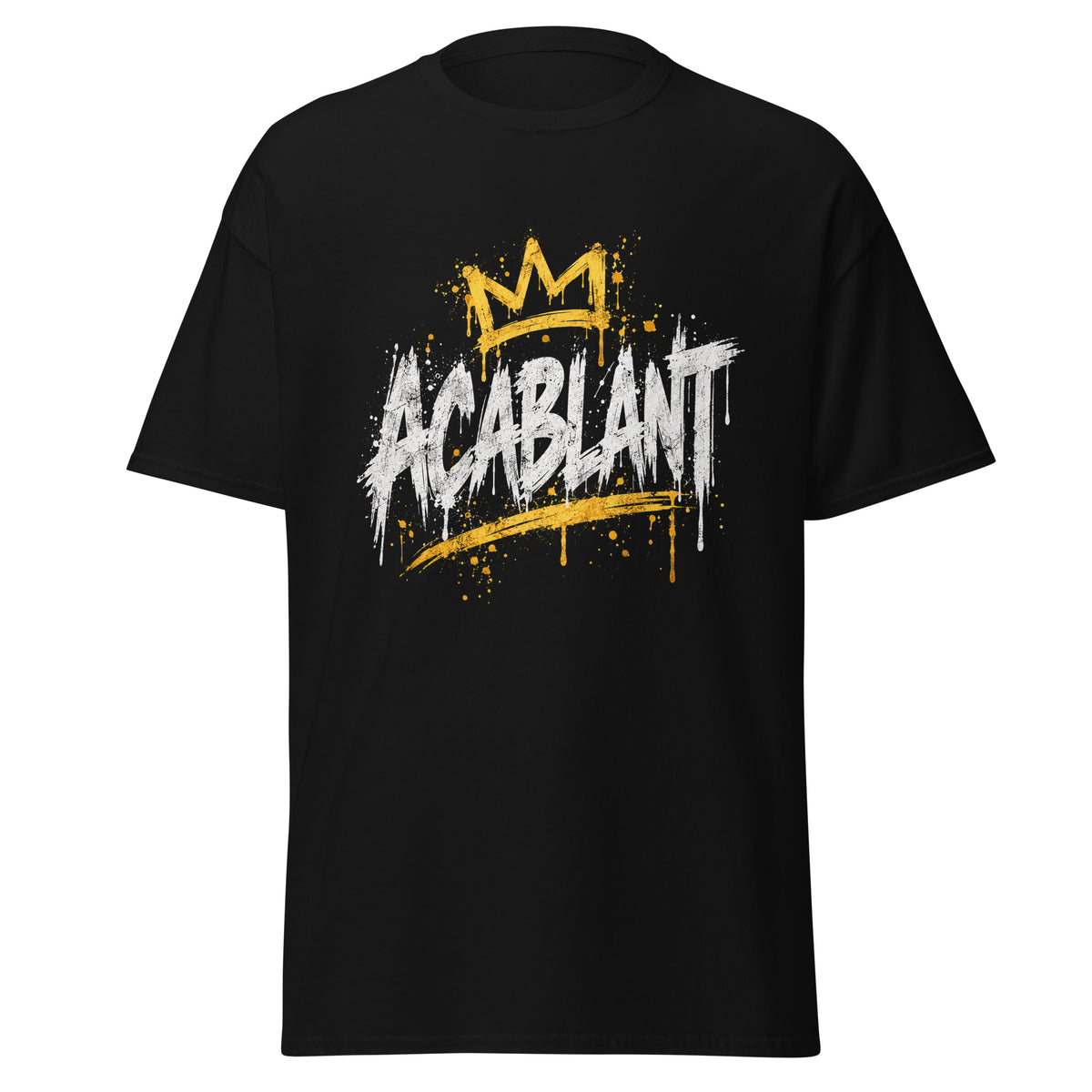 T-shirt ACABLANT noir, vue de face — Le Grand Merdier