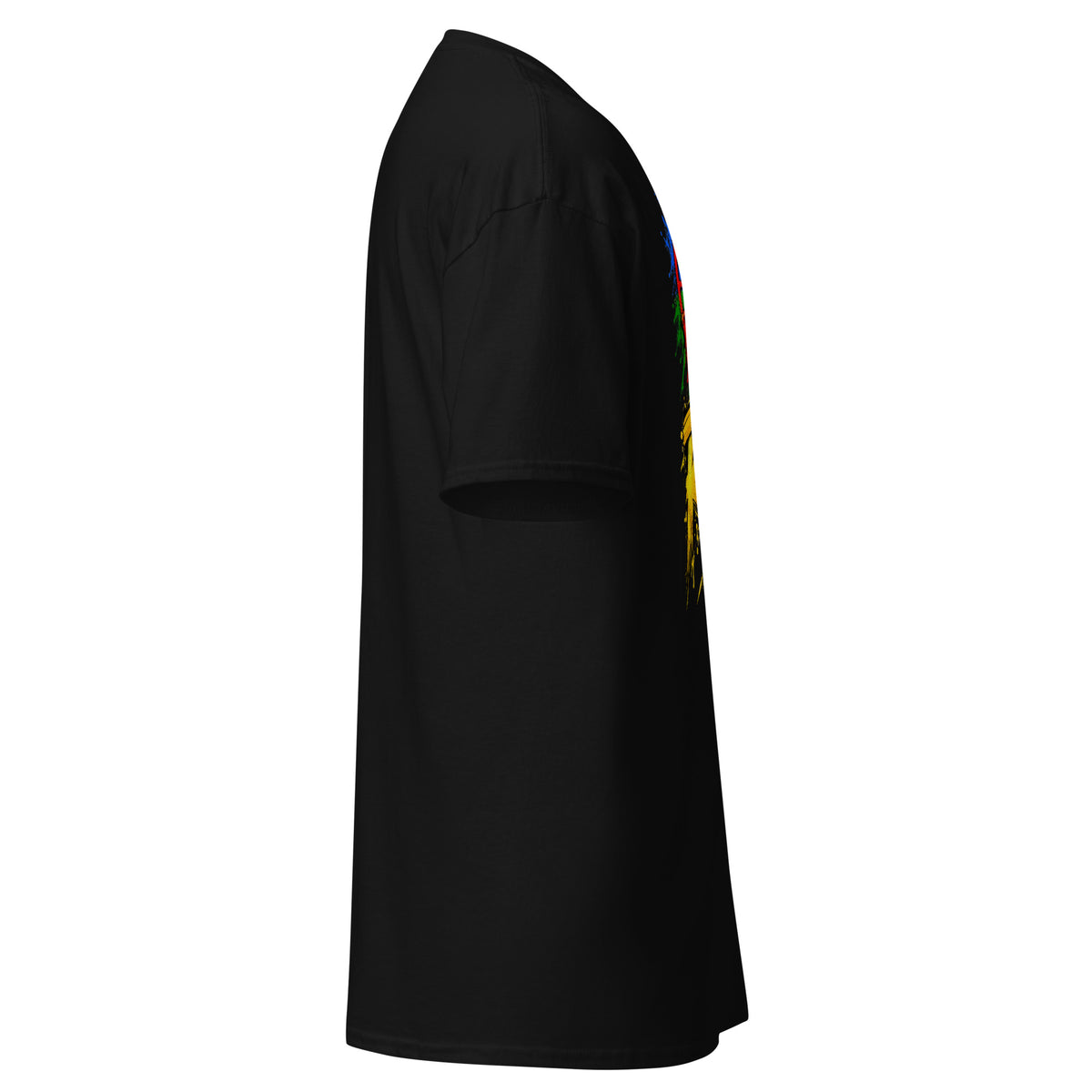 T-shirt FREE RITCHY noir, côté droit — Le Grand Merdier