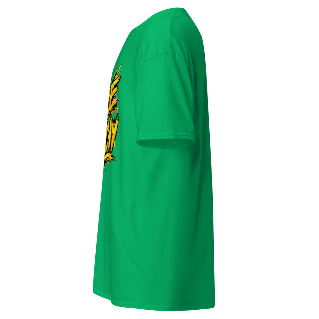 T-shirt FREE RITCHY vert menthe, côté gauche — Le Grand Merdier