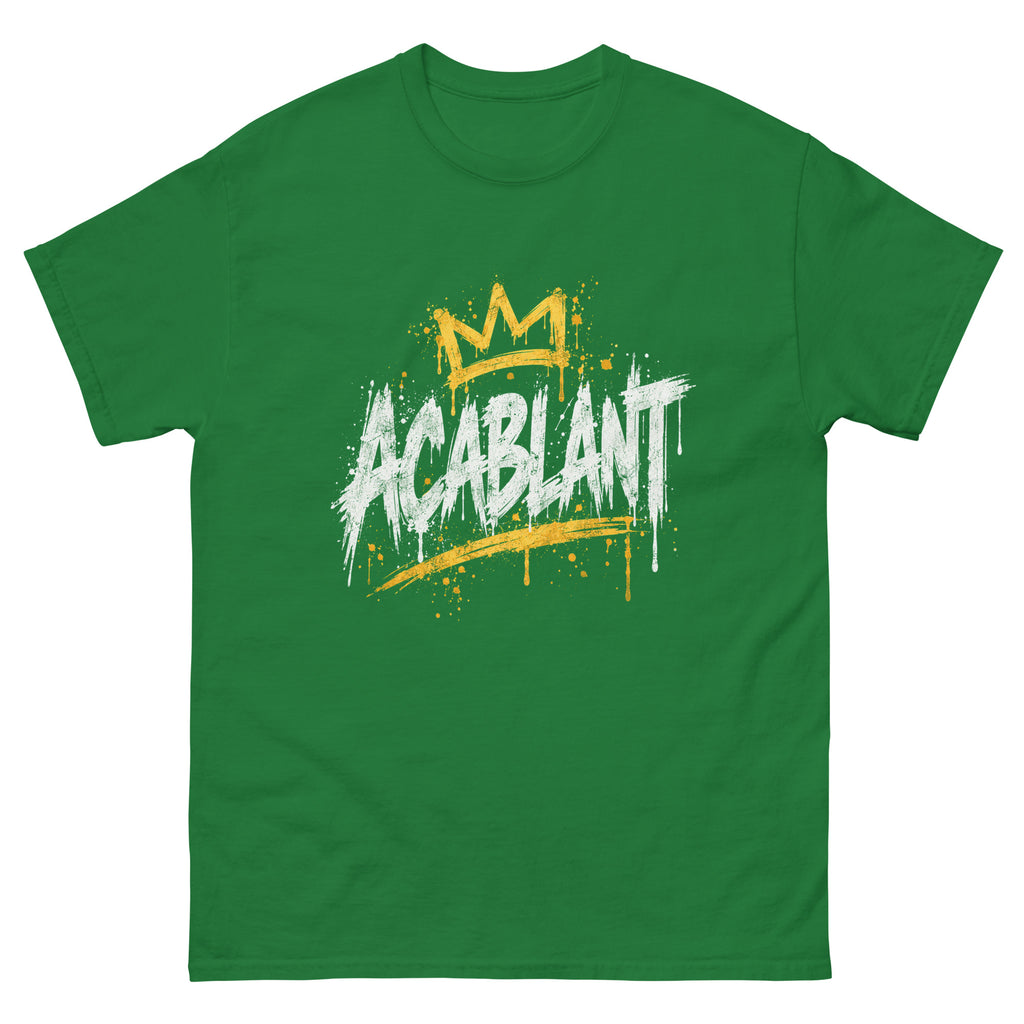 T-shirt ACABLANT vert gazon, visuel de face — Le Grand Merdier