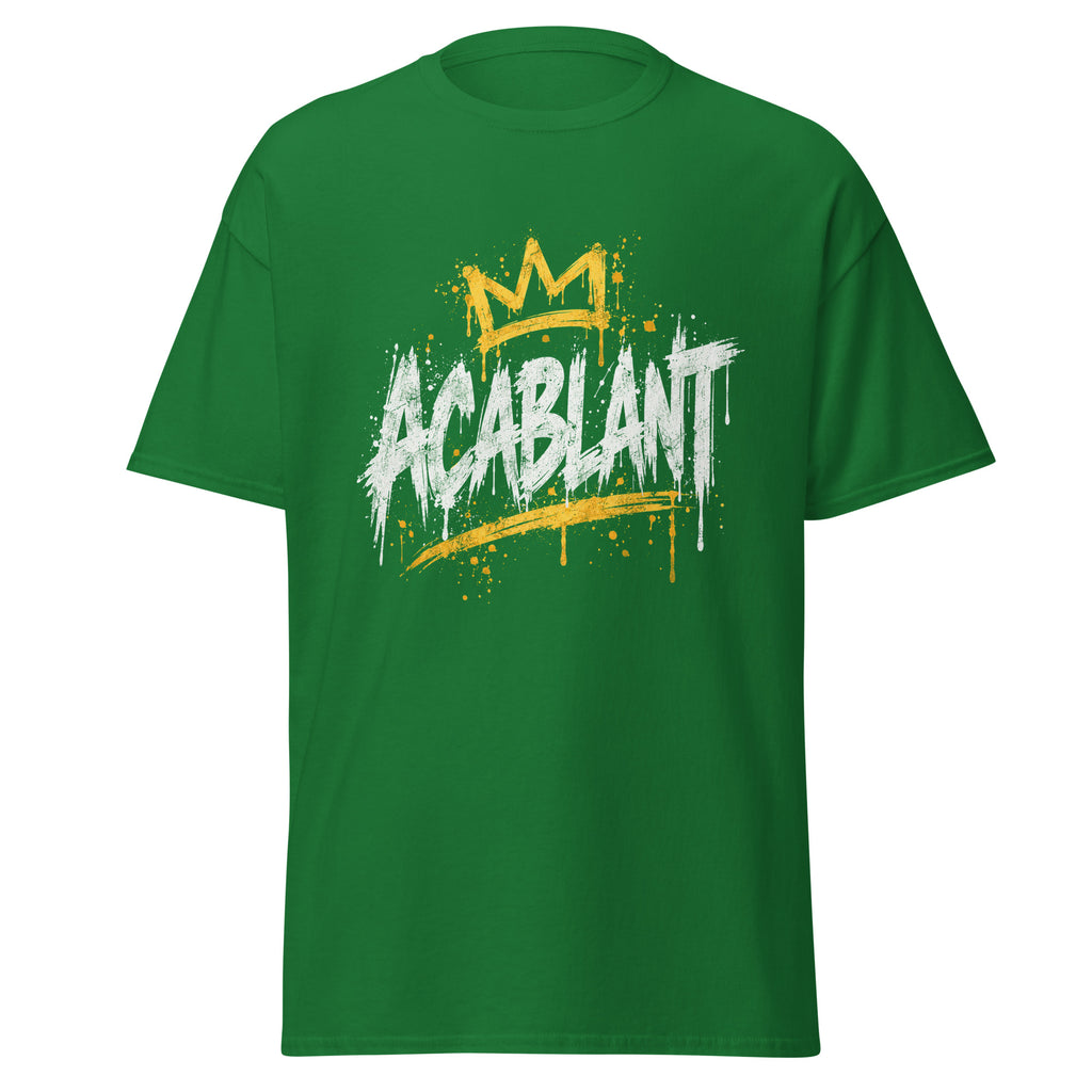 T-shirt ACABLANT vert gazon, vue de face — Le Grand Merdier
