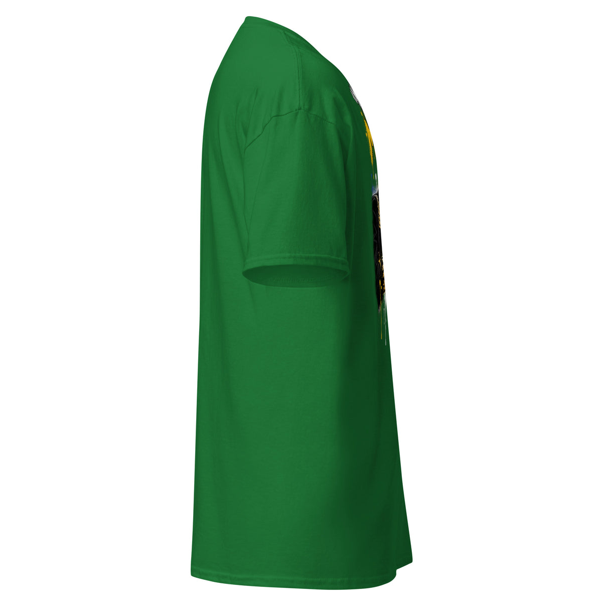 T-shirt Gilets Jaunes Pas du Même Camp Madame vert gazon, côté droit — Le Grand Merdier