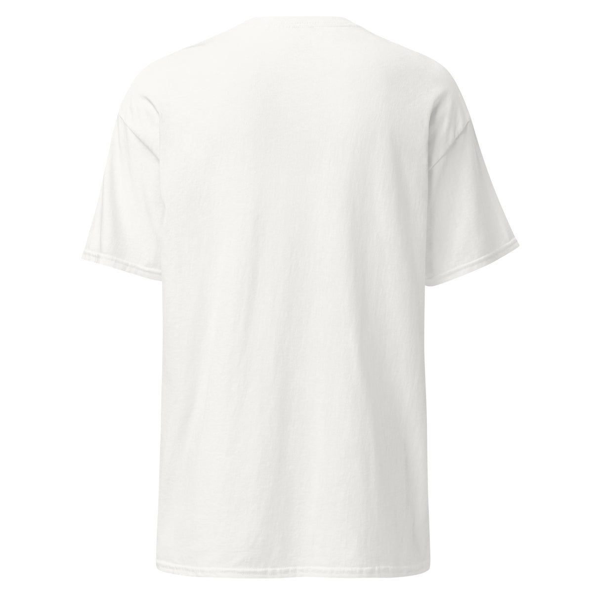T-shirt 1312 Le Flic Qui Bosse Dur blanc, vue de dos — Le Grand Merdier
