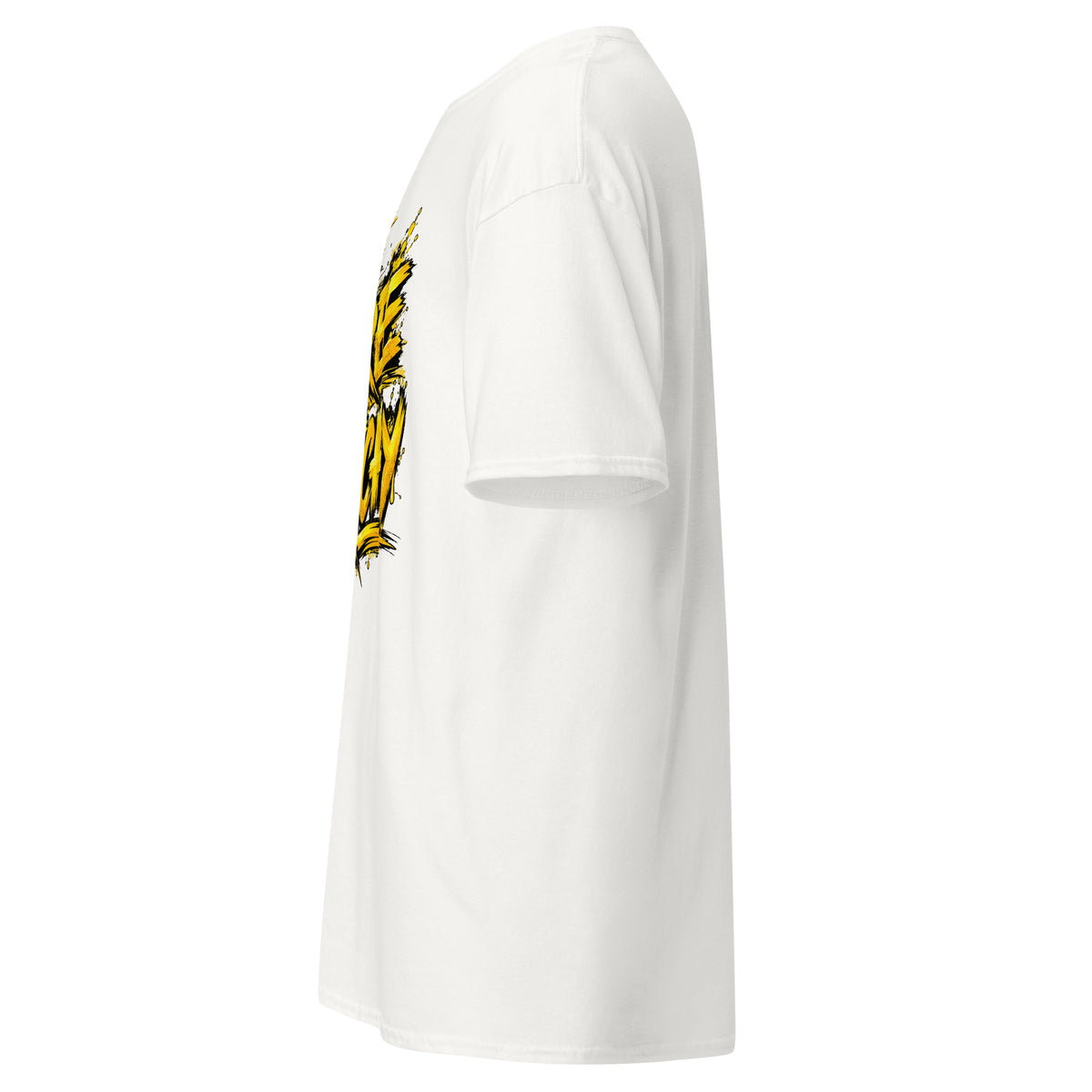 T-shirt FREE RITCHY blanc, côté gauche — Le Grand Merdier