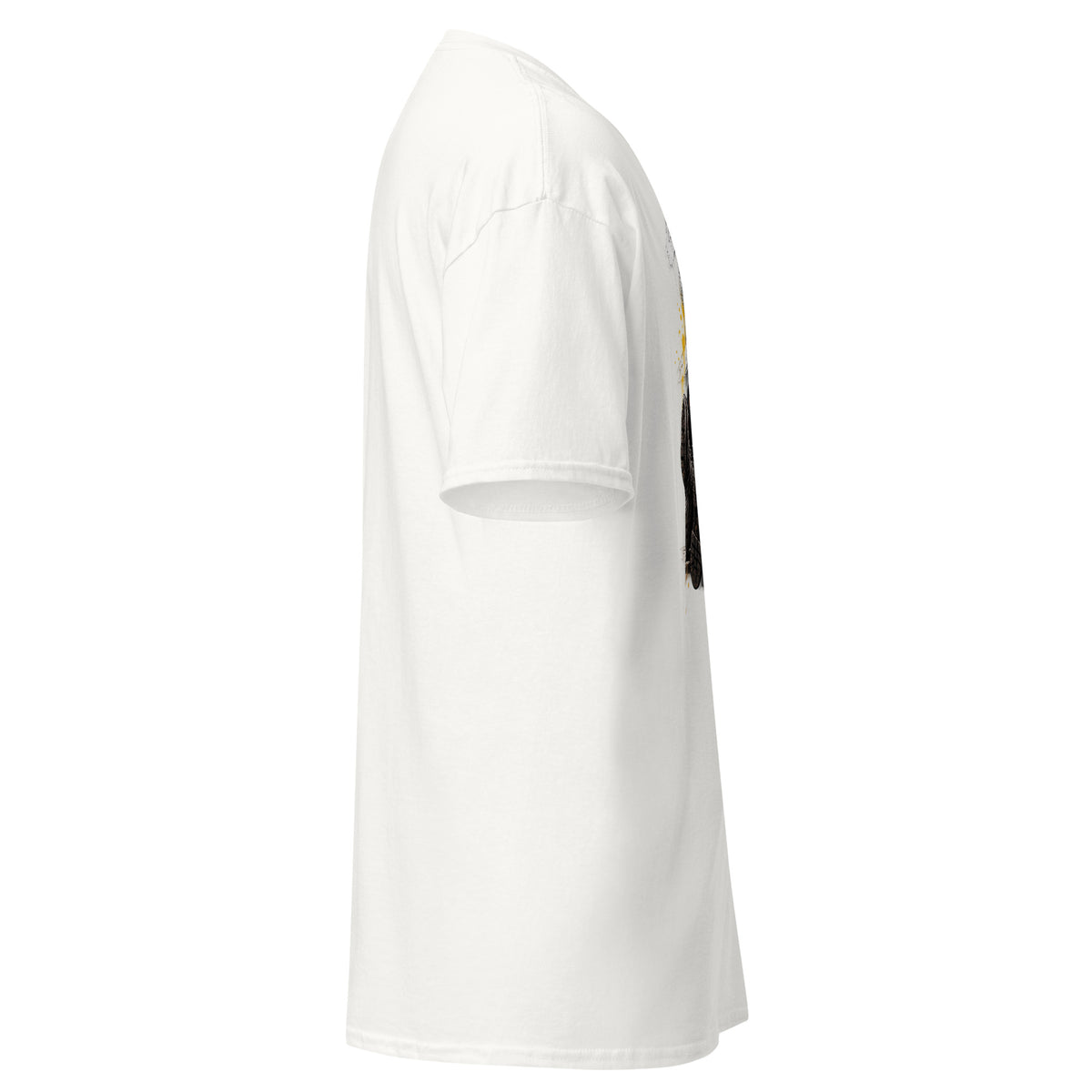 T-shirt 1312 Le Flic Qui Bosse Dur blanc, côté droit — Le Grand Merdier