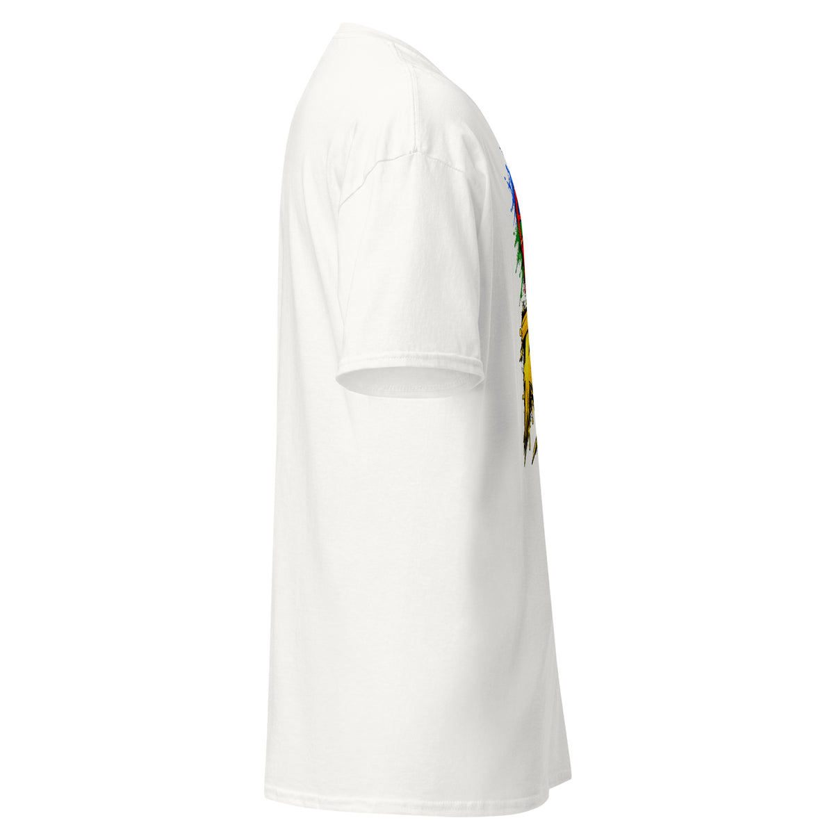 T-shirt FREE RITCHY blanc, côté droit — Le Grand Merdier