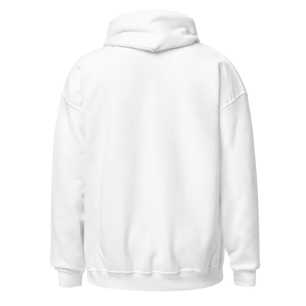 Sweat à capuche ACABLANT blanc, vue de dos — Le Grand Merdier